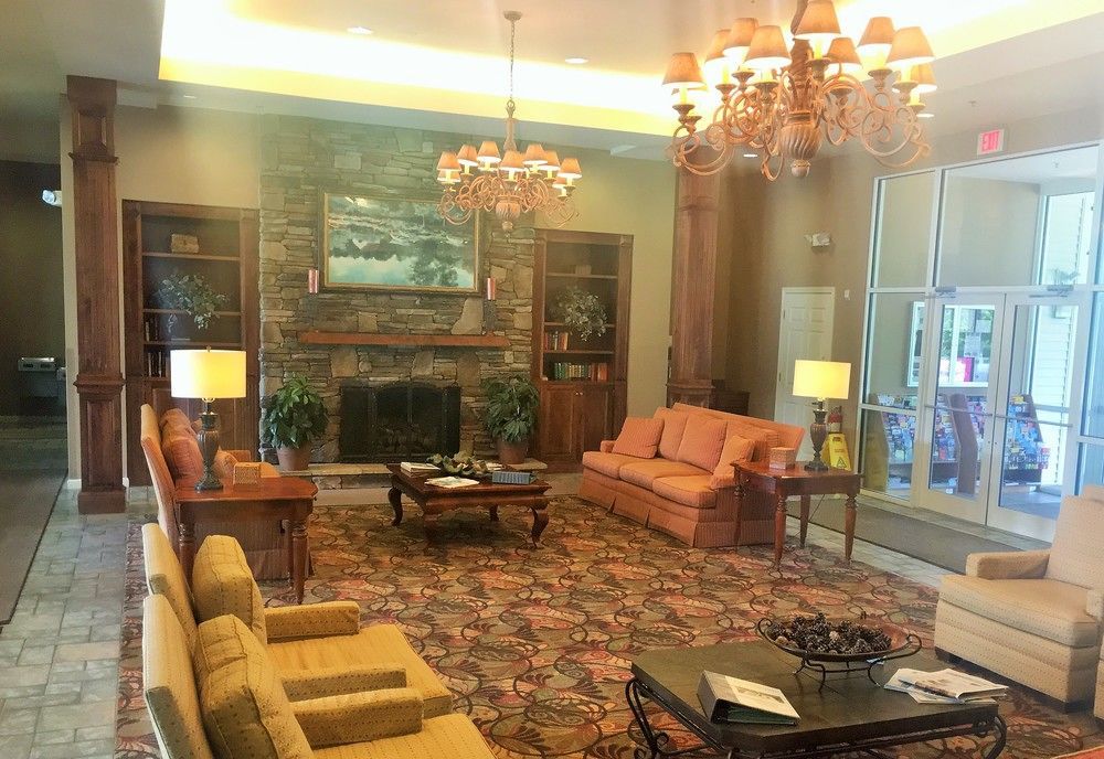 Vacation Village In The Berkshires Hancock Bagian luar foto The lobby of the new building