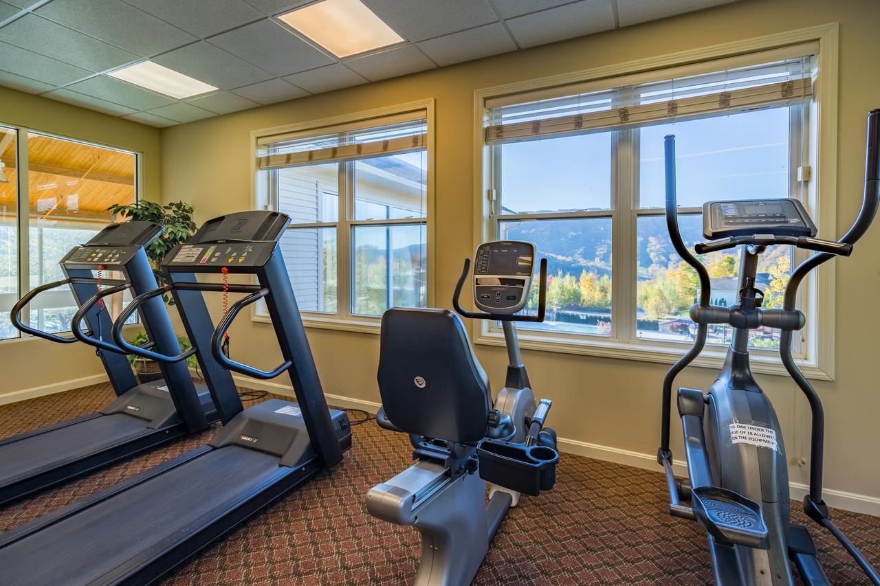 Vacation Village In The Berkshires Hancock Bagian luar foto The gym at the Lodge at Whitefish